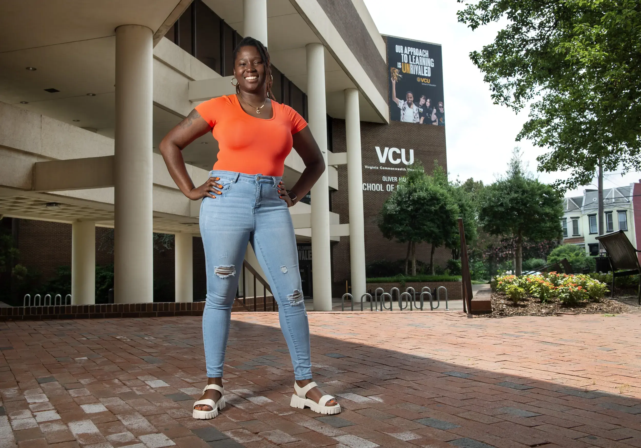From the Amazon warehouse to the VCU campus, adult learner Catrinna Garrett is extending her academic journey